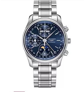 (可置换)公价31000[98新]浪琴男表名匠月相自动机械L2.773.4.92.6