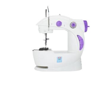 缝纫机家用手持迷你小型多功能裁缝机锁边手动电动吃厚缝衣机