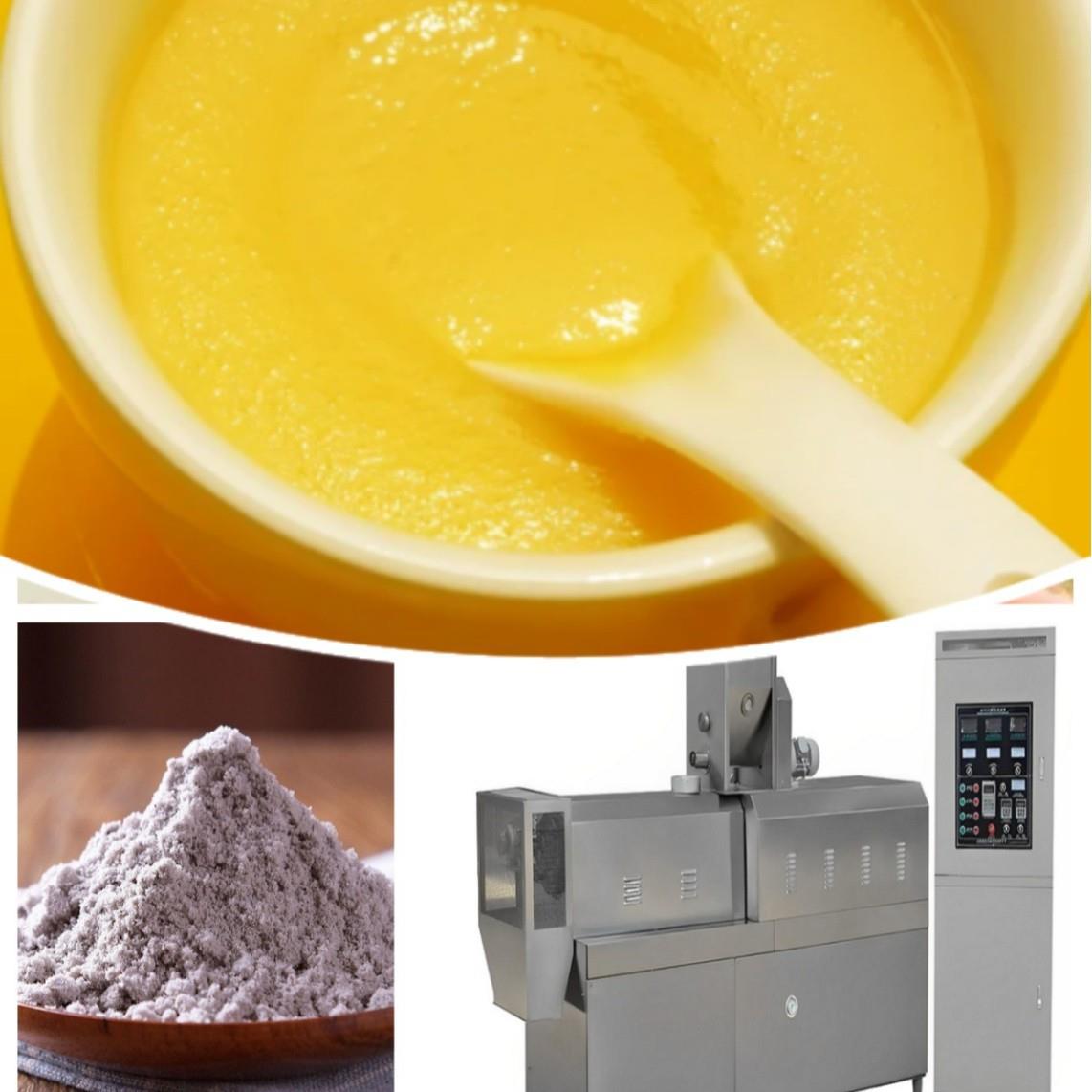 米粉膨化机 黑芝麻糊生产线 速溶营养粉膨化机 早餐营养粉生产线