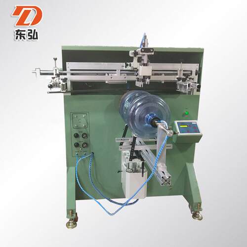 雀巢矿泉水桶商标印刷设备，矿泉水桶瓶曲面丝印机，饮用水瓶丝网