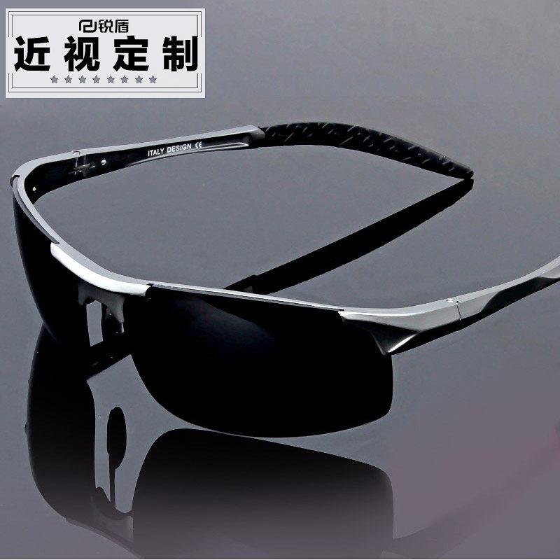 偏光近视太阳眼镜男士太阳眼镜驾驶钓鱼眼睛度数眼镜司机夜视镜开
