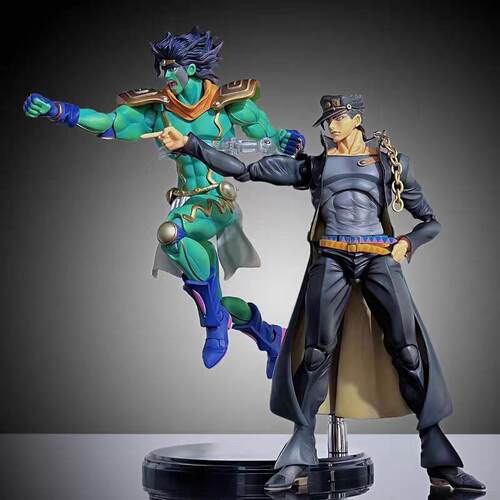 JOJO的奇妙冒险空条承太郎可动手办白金之星模型桌面摆件礼物