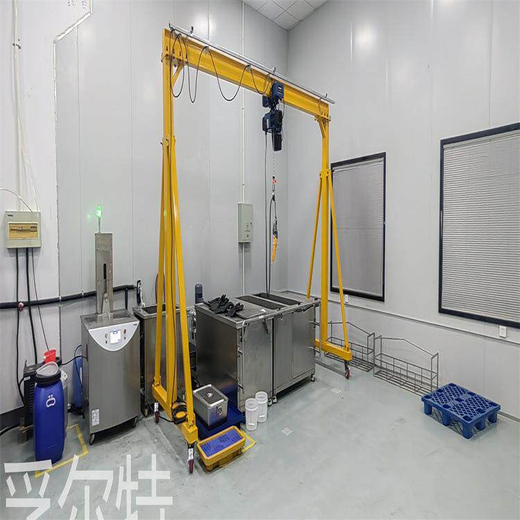 FT5无轨升降龙门架铝合金小型门式起重机可拆卸遥控万向轮移动龙