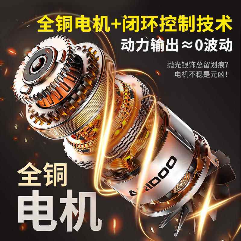 德国电机大磨机功动率直磨小型手持磨光电打GZO磨机锂电磨抛光机 - 实物图