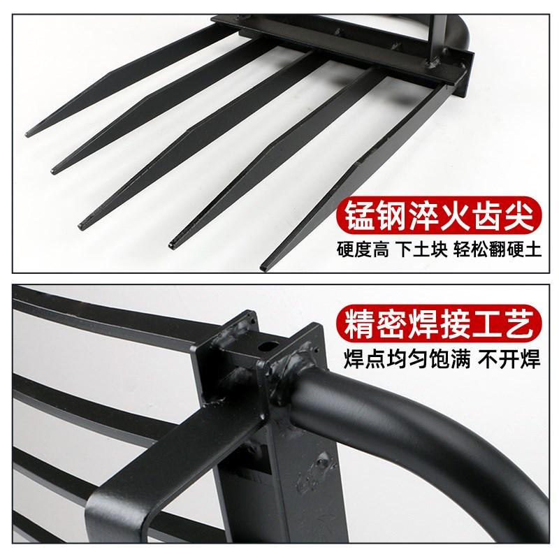 钢叉松土翻地工农锄头铁锹两用户外多功能小锄头农用工具大全