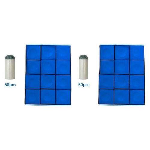 50Pcs Slip on Pool Cue Tips, Pool Stick Tips, Professional