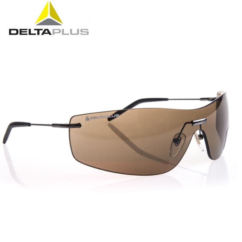 代尔塔101137 防雾防尘防刮擦防冲击防风沙复古飞行员款安全眼镜