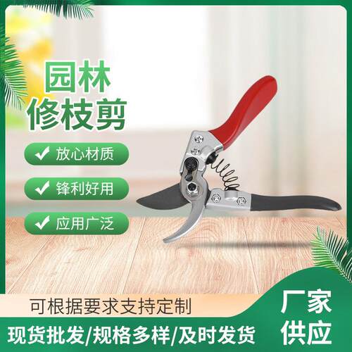 园林修枝剪厂家园林园艺剪刀花艺盆景工具手动园林剪