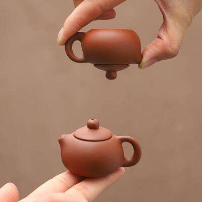 奶茶杯专用指尖壶茶宠摆件泥迷你紫砂小茶壶喷烟西施壶厂家把把壶
