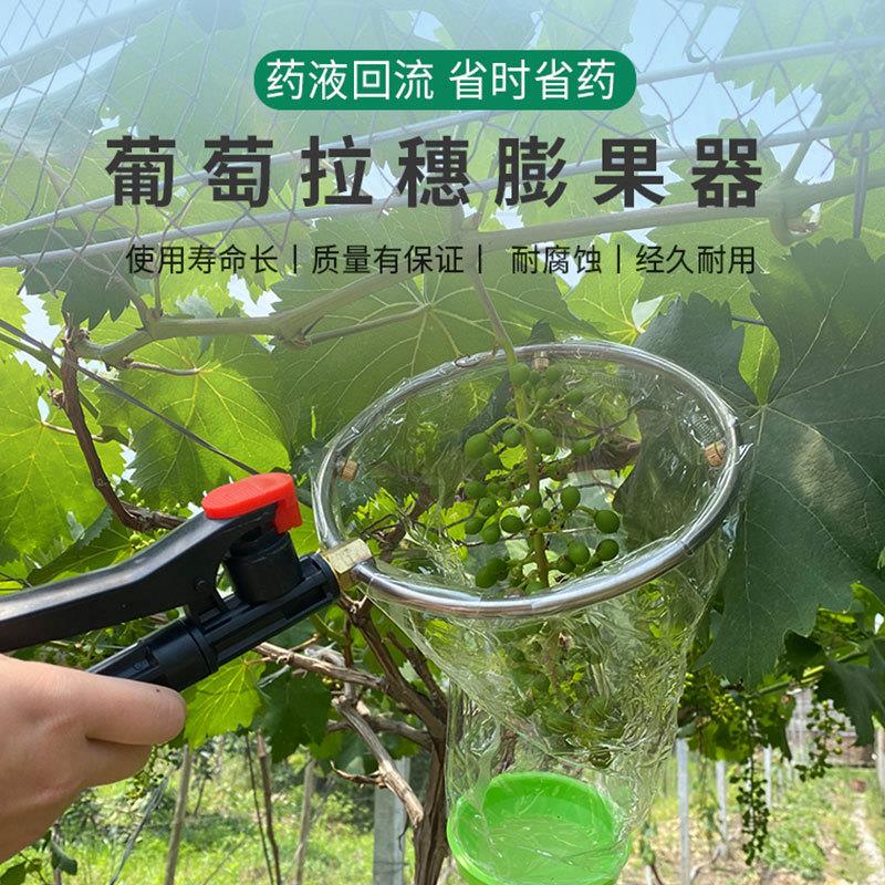 葡萄膨果雾化喷头药水药液回流器拉花催红浸果喷雾器四喷头