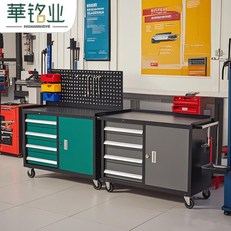 重型工具车车间五金加厚汽修收纳储物铁皮多功能数控箱抽屉零件车