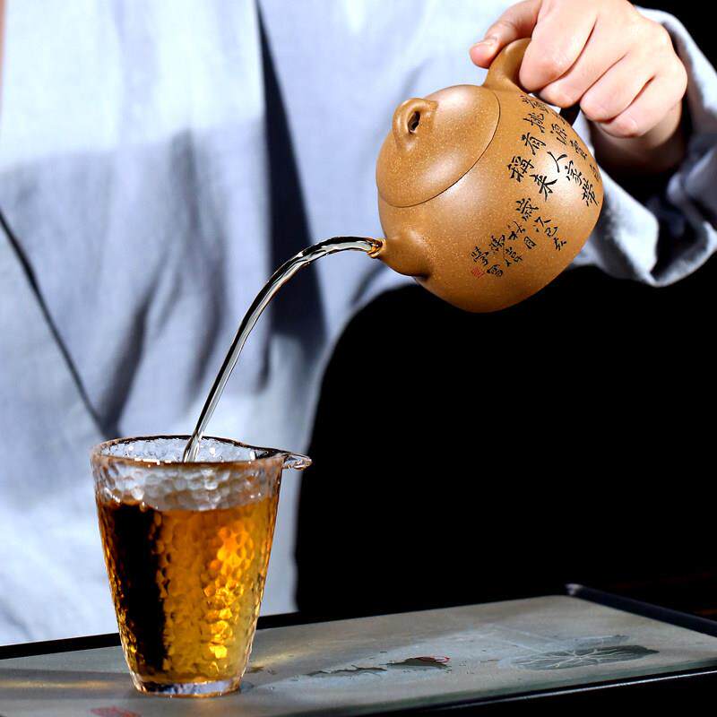 精品 名家冯伟紫砂壶原矿段泥纯手工泡茶壶功夫茶具单家用 秦权壶