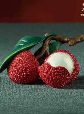 铜师傅摆件小小红利铜工艺礼品摆饰客厅桌面装饰品彷真荔枝茶宠茶