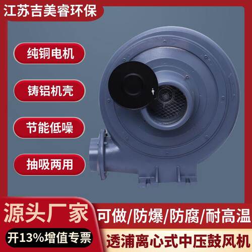 CX-75H透浦式隔热中压风机 锅炉灌装送风 0.75KW燃烧机配套鼓风机