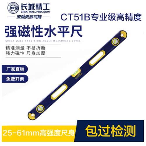 长城 CT51B专业级高精度带强磁水平尺 600mm 185136