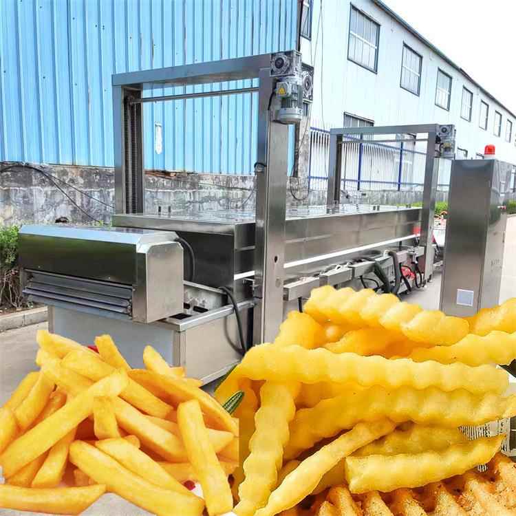 法式薯加工 套设备 自动薯油条油炸机电加条AOS热 薯条炸机配生产