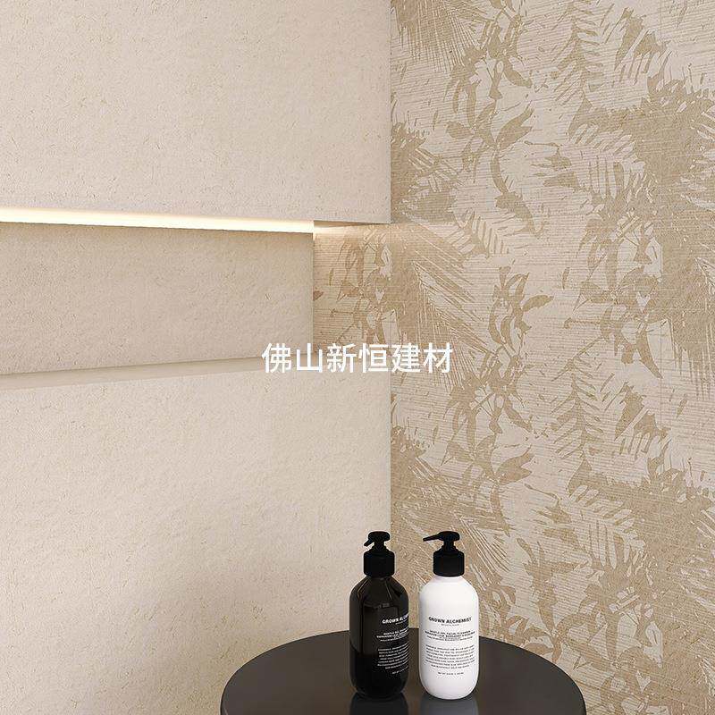 南洋风稻草乡村民宿卫生间瓷砖 复古稻穗仿古砖墙砖600x1200