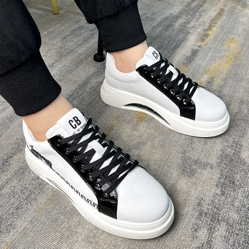 气垫小白鞋2025时尚新款休闲内增高男鞋百搭男士厚底板鞋子潮,流行男鞋,休闲板鞋,淘宝优惠券,粉丝福利购,淘宝优惠卷