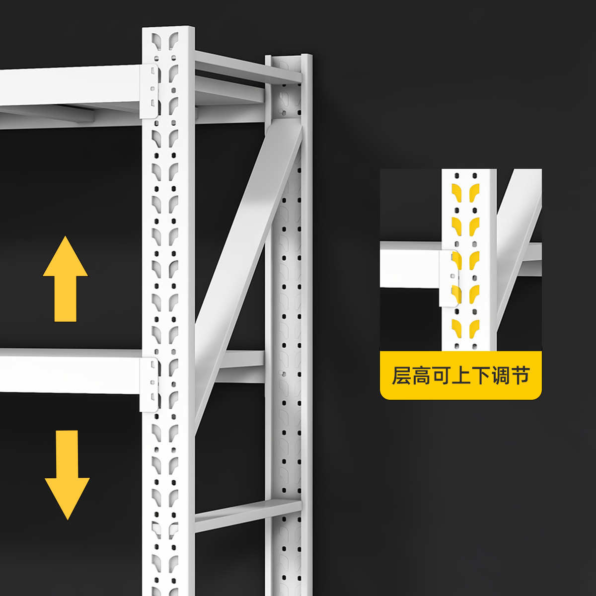 厂家直销仓库仓储货架定制 轻型中型置物架家用多层货物铁架定做