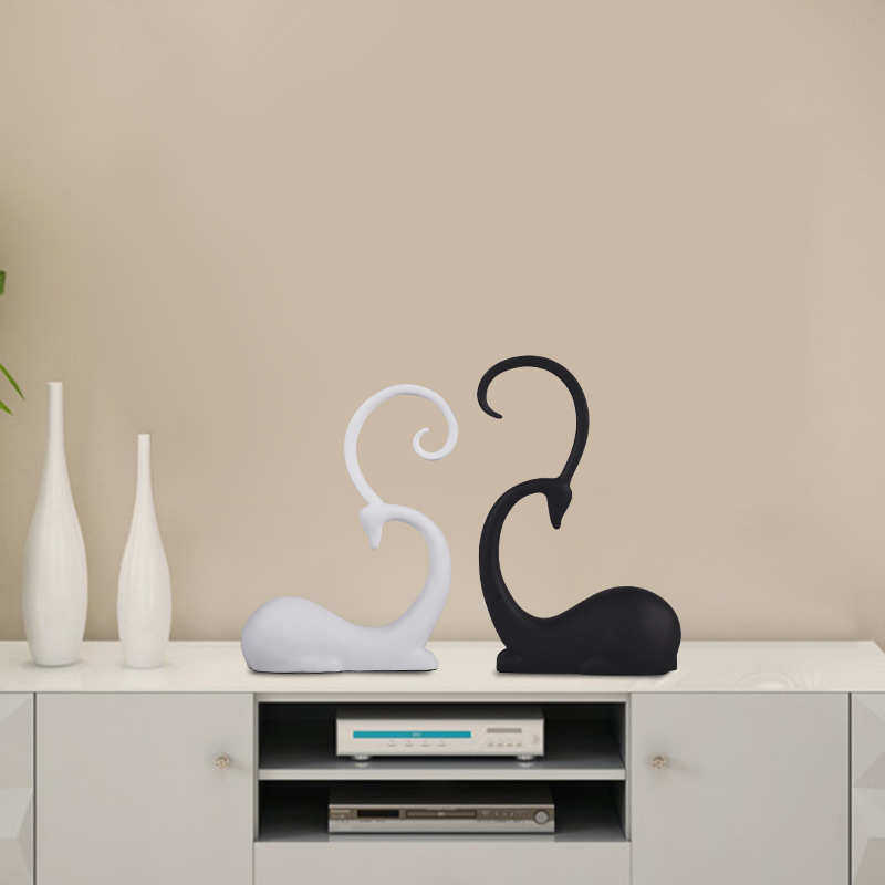 创意欧式酒柜电视柜客厅家居树脂工艺品情侣对鹿喜庆软装装饰品,特色手工艺,其他特色工艺品,淘宝优惠券,粉丝福利购,淘宝优惠卷