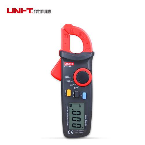 优利德数字钳表形T2HVY1/0AUT210B/UT210C钳U形交流电流表迷你钳