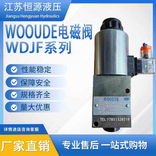 WOOUDE电磁卸荷换向阀WDJF-SB5-10B-DY2/CW220RNZ5L YSS-8C Z2S6