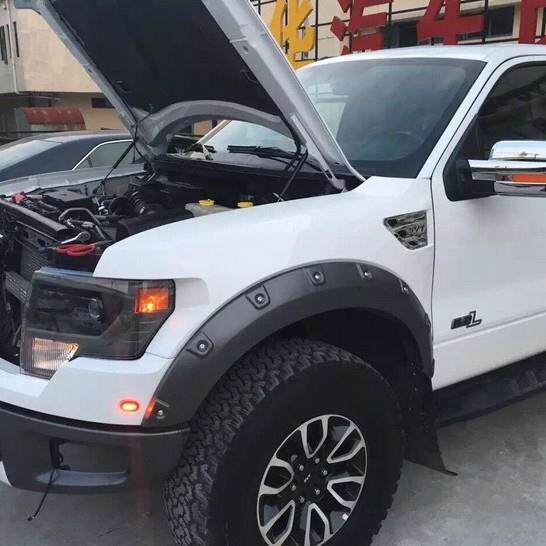 适用09-14福特F150猛禽非猛禽轮眉FORD大皮卡RAPTOR轮眉直销