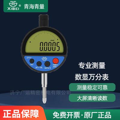 青海青量西北牌电子数显千分表高精度数字显示万分表IP54防水防尘