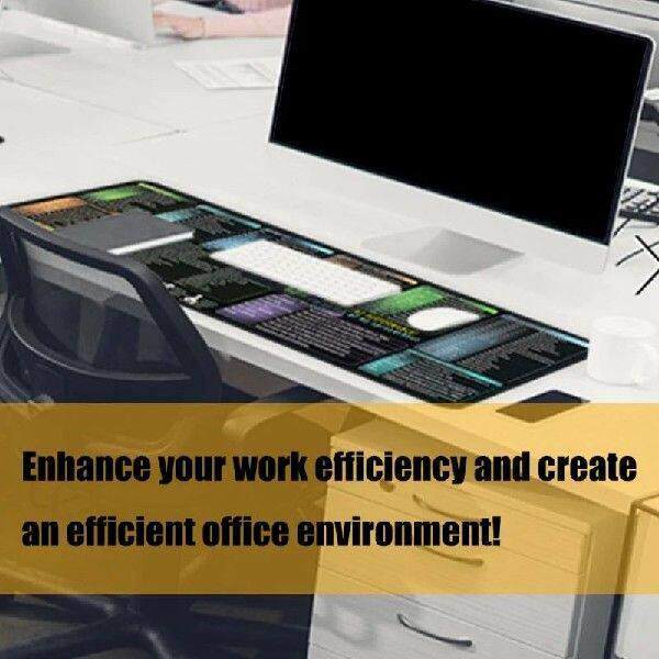 Large Waterproof Desk Pad with Excels and Word Shortcut
