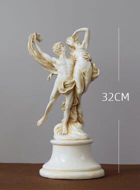 欧式创意摆件希腊神话爱神翅膀天使雕塑像客厅书柜新房装饰品