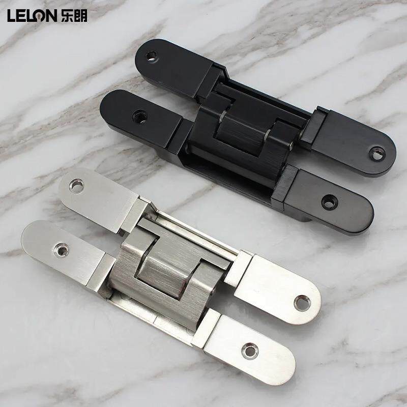 窄门框型材门暗铰隐形暗门铰极链窄边RCH-101门暗十藏维可调字三