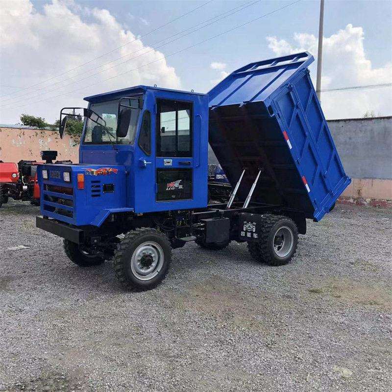 加长加农用缸YVT柴油自像卸驱车工地四不厚运输四车加钢板拖拉机