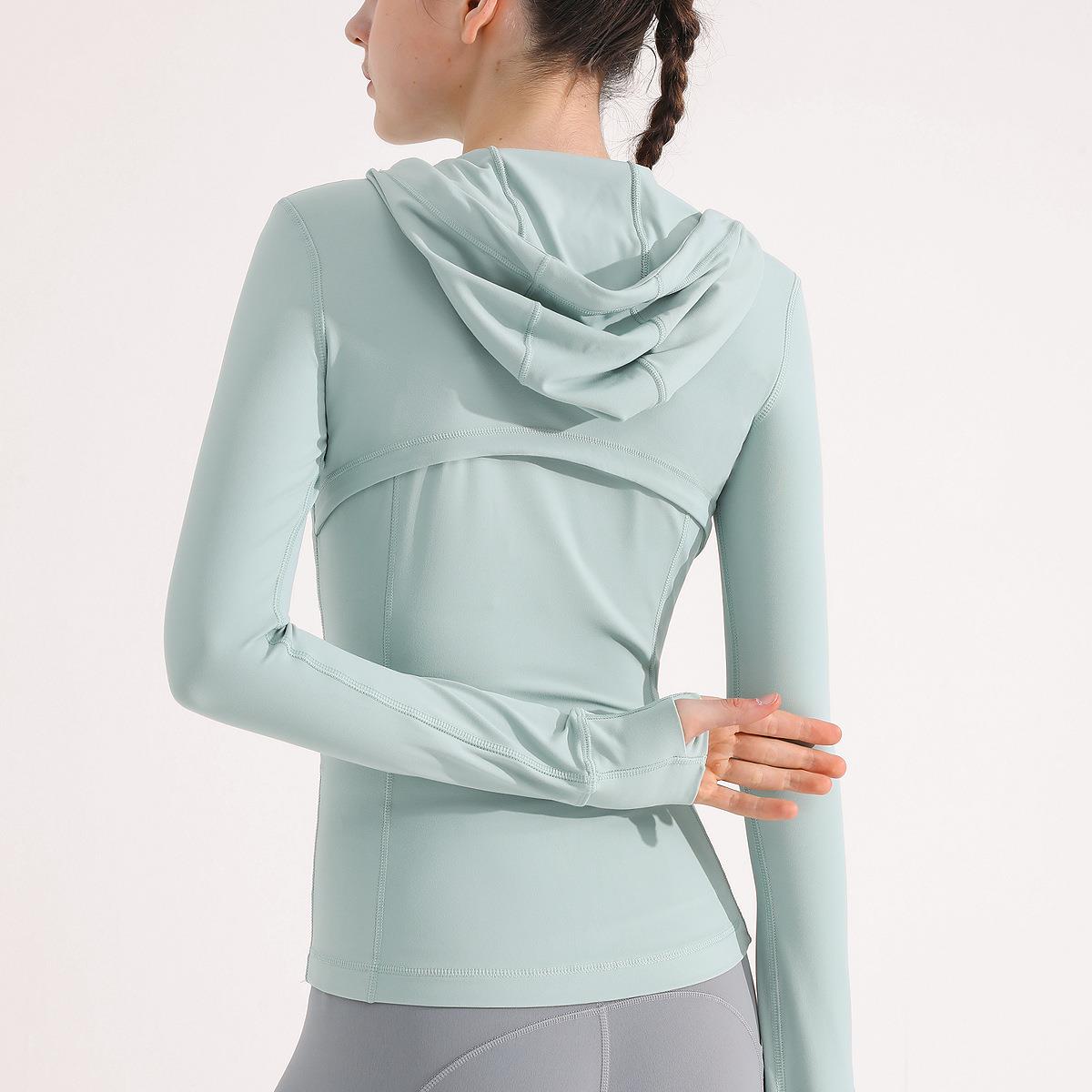 high jacket clothes womens sweatshirt tight training slim