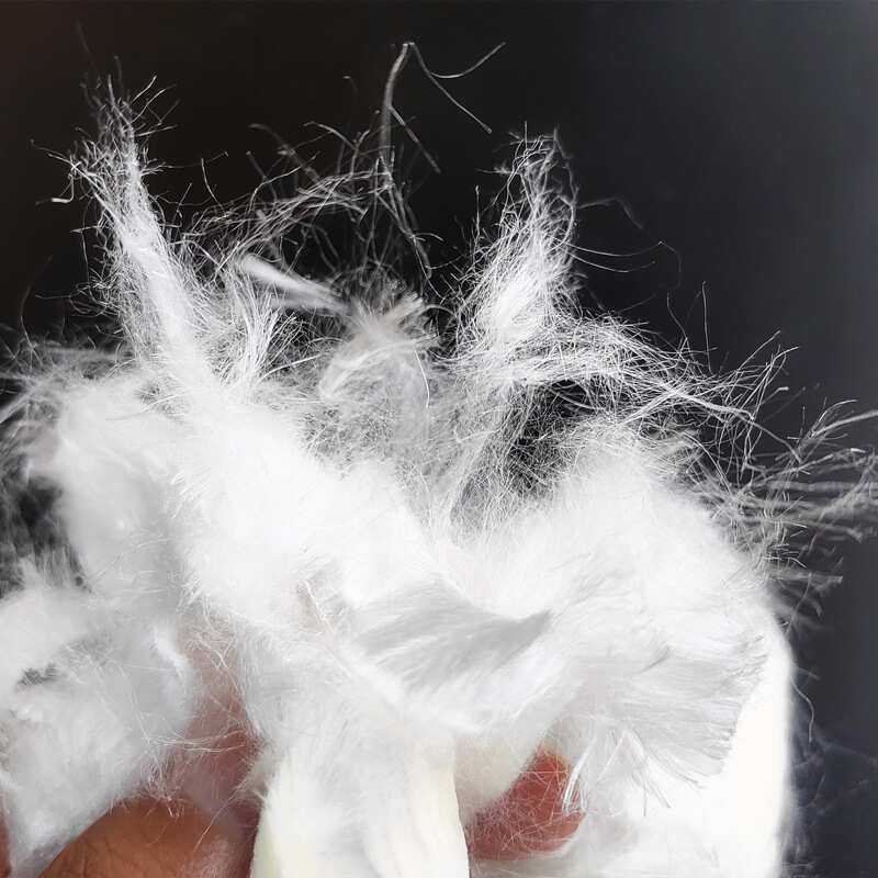 高强聚乙烯纤维 UHMWPE 建筑混凝土抗裂添加纤维6-12mm 厂家直销