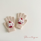 手套送女生 骑车开车防风保暖加绒加厚 冬天可爱高颜值可触屏冬季