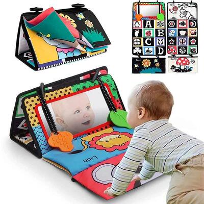 Black And White Baby Mirror Tummy Time Toys For Babies Monte