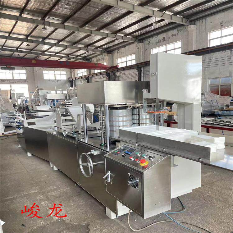 峻龙做家用餐巾纸无尘纸折叠机 一次性无纺布足浴毛巾机器厂家