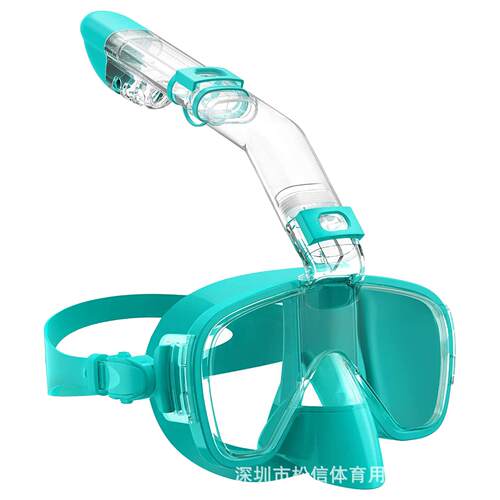 QW工厂直供新面款面潜水镜专用防水防雾潜水罩儿童浮潜面罩装备