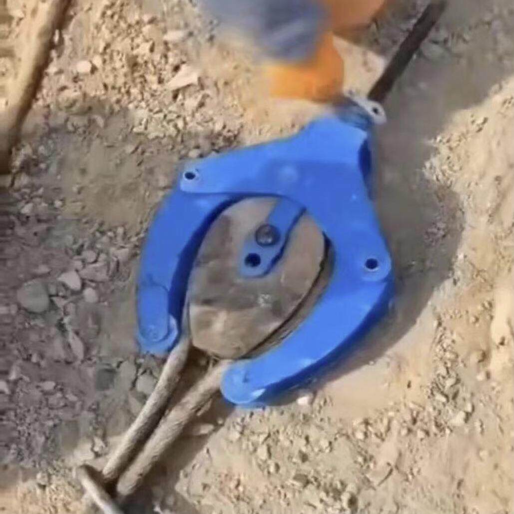旋挖钻机专用压弯绳器钢丝绳鸡心套环安装工地方便
