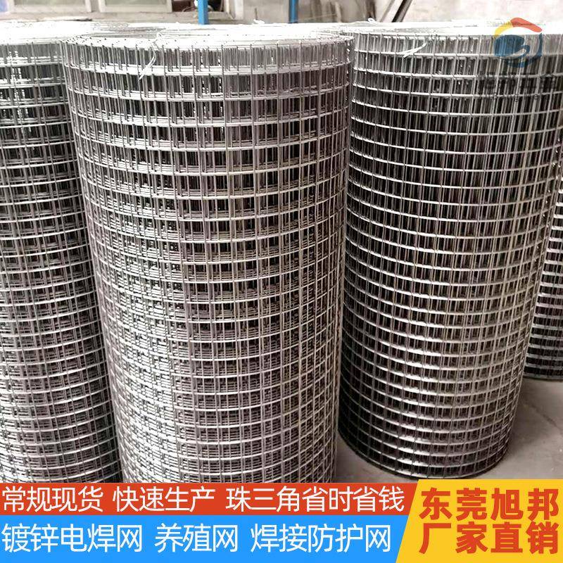 厂家供应养殖防护镀锌电焊网抹墙铁丝网粉墙畜牧碰焊网防护加固