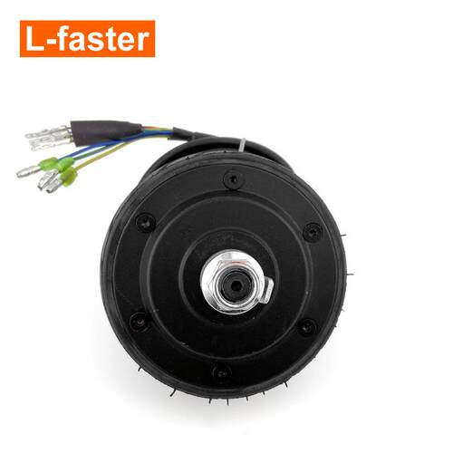 L-faster-4寸24V/36V200W黑色无齿滑板车电机启动器用机器人轮毂