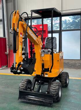 全新工厂直发轮式挖土机市政破碎锤多用挖土机景区修建小型挖沟机