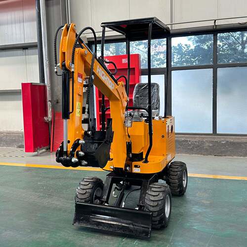 全新工厂直发轮式挖土机市政破碎锤多用挖土机景区修建小型挖沟机