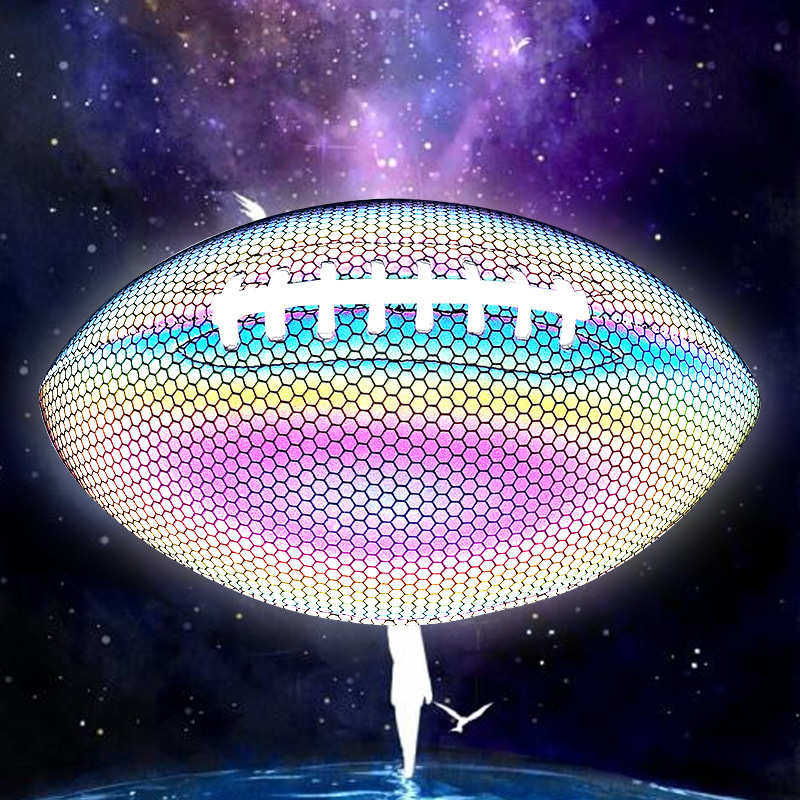 发光反光pu美式橄榄球 比赛训练营成人橄榄球