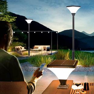 3米4米景观灯外超亮防水户用12头TT 522v太阳能单灯户外家高杆庭