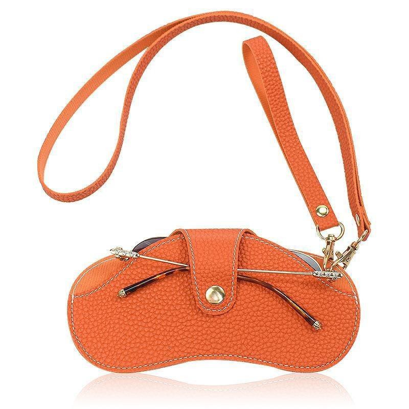 新款眼镜收纳包便携式女墨镜盒眼镜夹保护套随身时尚近视眼镜盒男