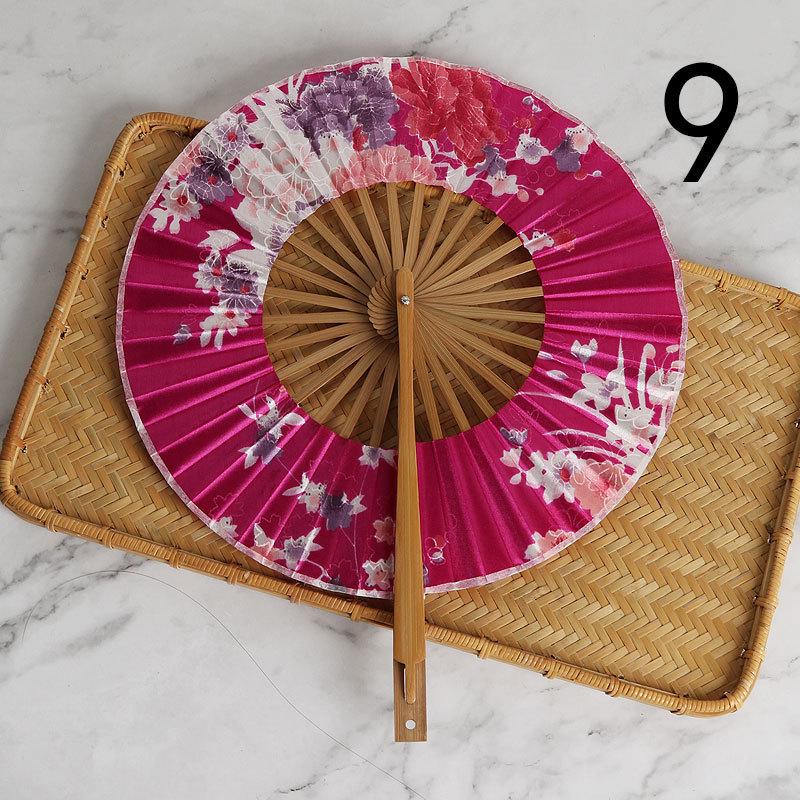 Round Windmill Fan Wind Cherry Blossom Chinese Japanese