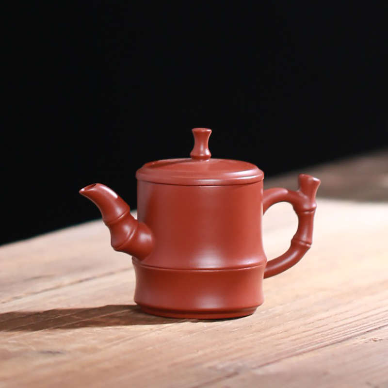 章金鹏潮州全手工手拉朱泥泡茶壶小号冲罐紫砂功夫茶具小品必须壶