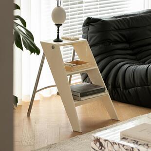 【Unicafurn】北欧梯子架沙发边几角几家用折叠多功能三步人字梯