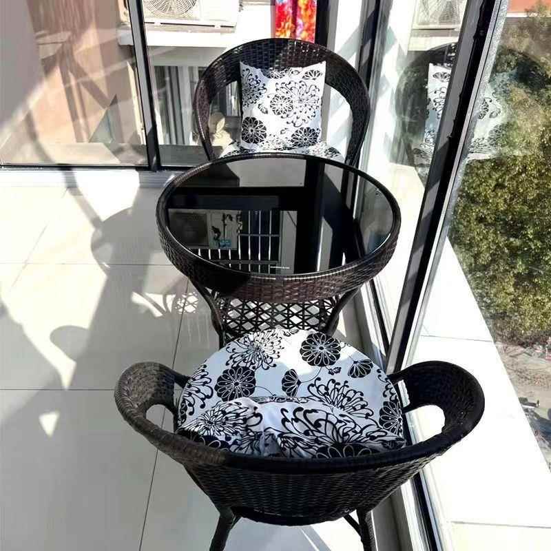 藤椅三五件套阳台休闲桌椅客厅庭院茶几组合室内阳台凳子成人